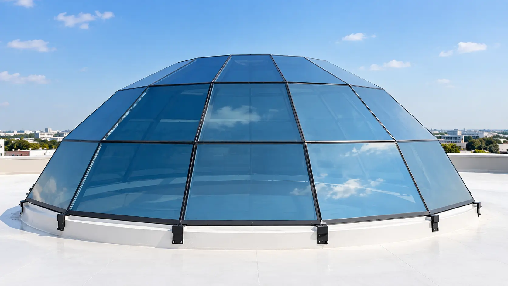 Architectural Dome Skylight Steel Framing