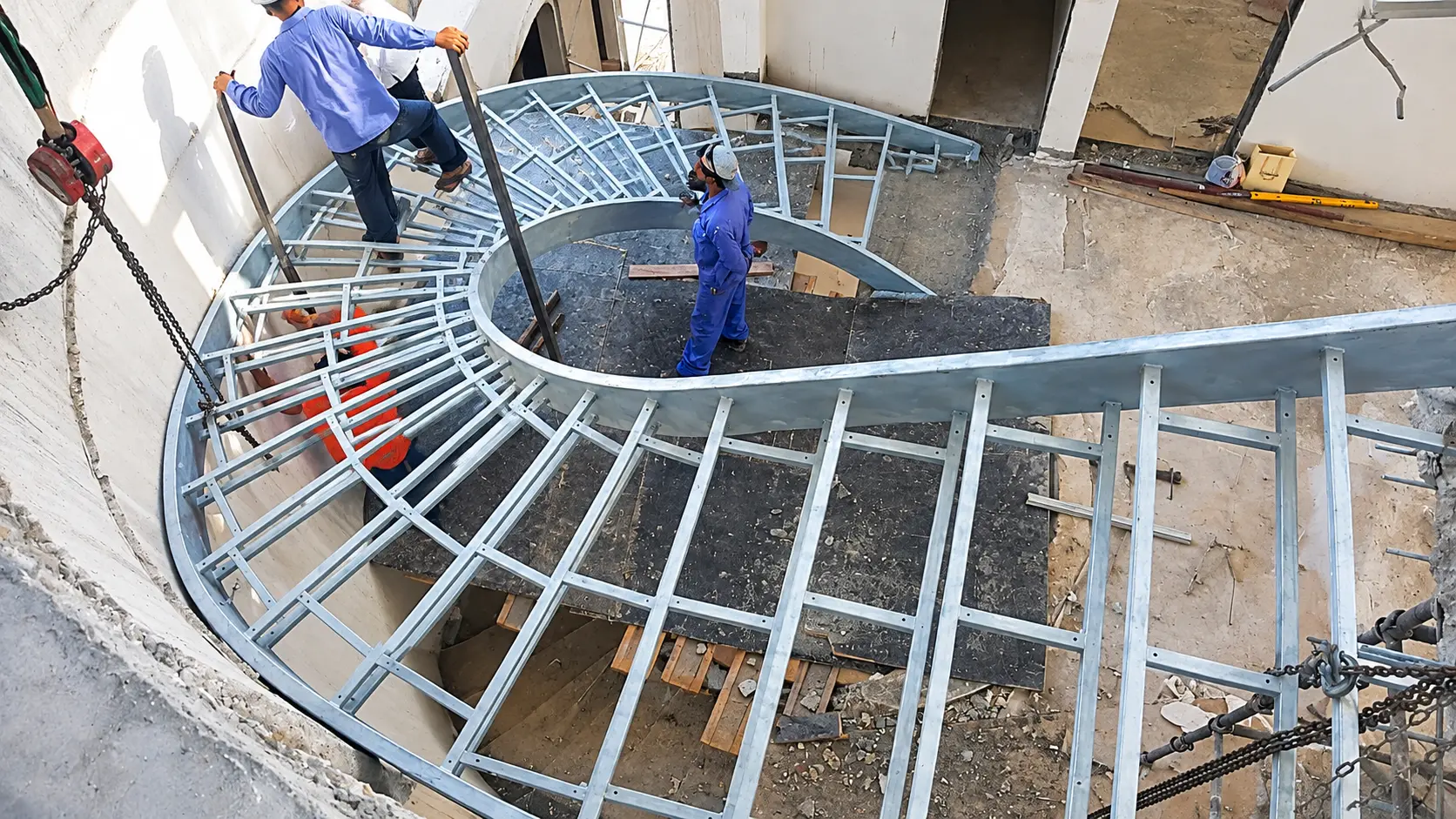 Spiral & Helical Staircase Fabrication Dubai